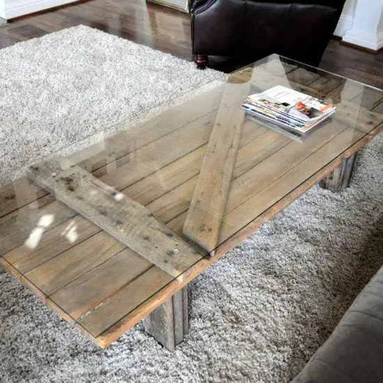 Old Wooden Door Recycled Into A Coffee Table Old Wooden Door Recycled Into A Coffee Table