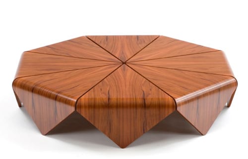 Round and triangle shape table Round and triangle shape table