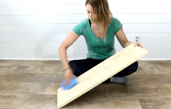 Step 1f measure mark and cut wood Step 1f measure mark and cut wood