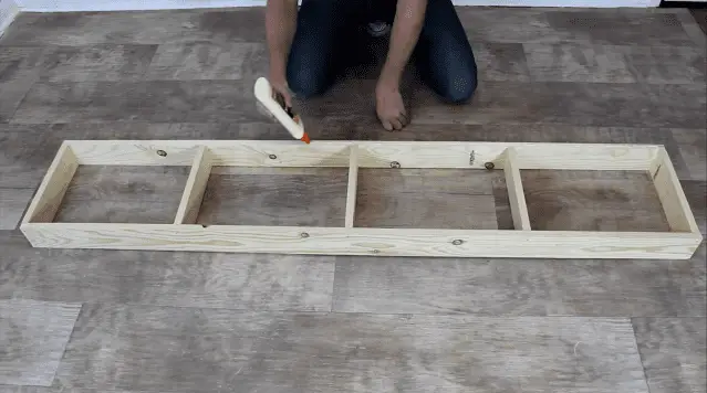 Step 2c prepare the base frame Step 2c prepare the base frame