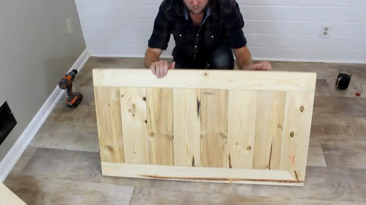 Step 2e turning the boards in wine rack Step 2e turning the boards in wine rack