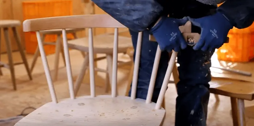 Step 8 the back rest of the chair Step 8 the back rest of the chair