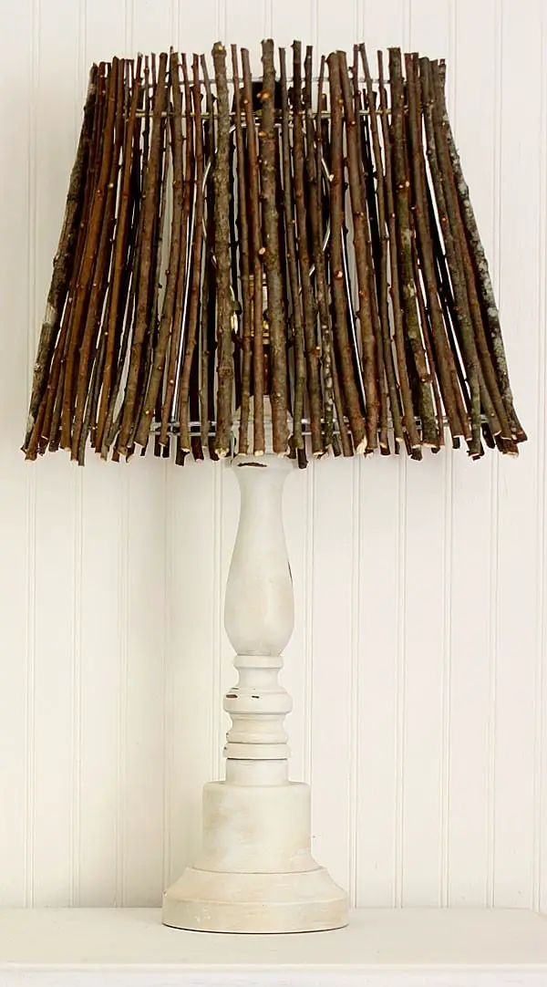 21 - Lights Up In Your Twig Lampshade