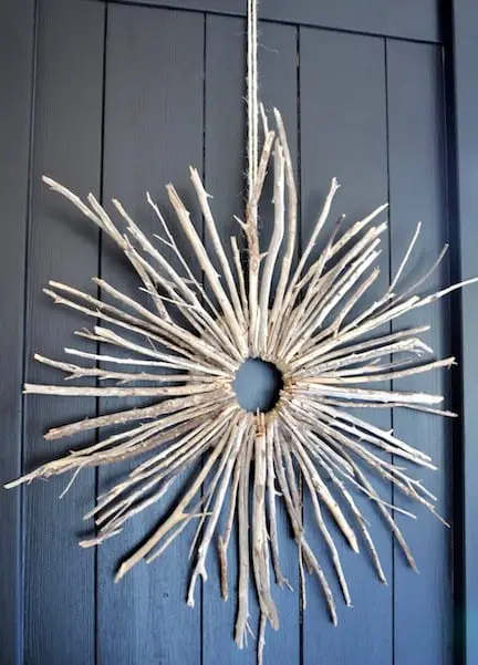 4 - Twig Wreath to Hang in Your Door