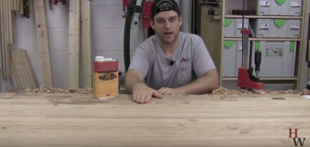 10 - Decide if you want to apply finish depending on how you use the workbench