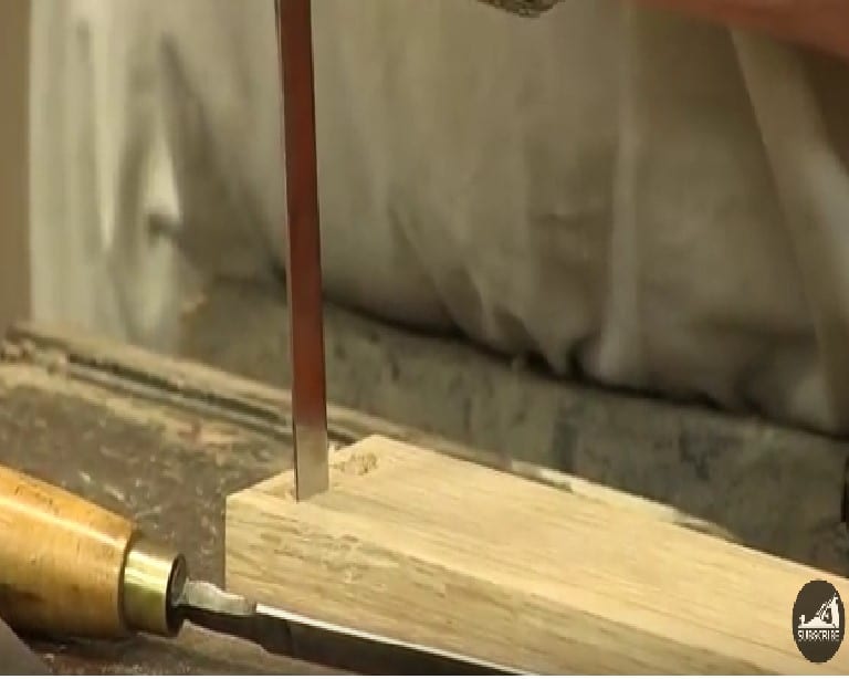 12 - Work slowly as you completely remove the dovetail gaps