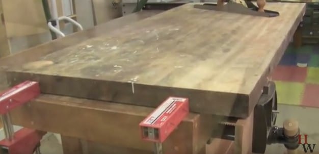 3 - Secure the table down
