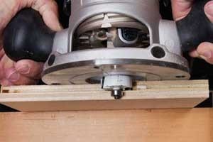 Step 3 Router Cut Depth Setting