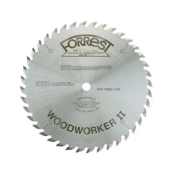 Forrest WW10407125 Woodworker II 10-Inch 40 Tooth ATB .125 Kerf Saw Blade Forrest WW10407125 Woodworker II 10-Inch 40 Tooth ATB .125 Kerf Saw Blade