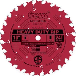 Freud LM72R010 10 In. 24 Tooth Heavy Duty Rip Blade Freud LM72R010 10 In. 24 Tooth Heavy Duty Rip Blade