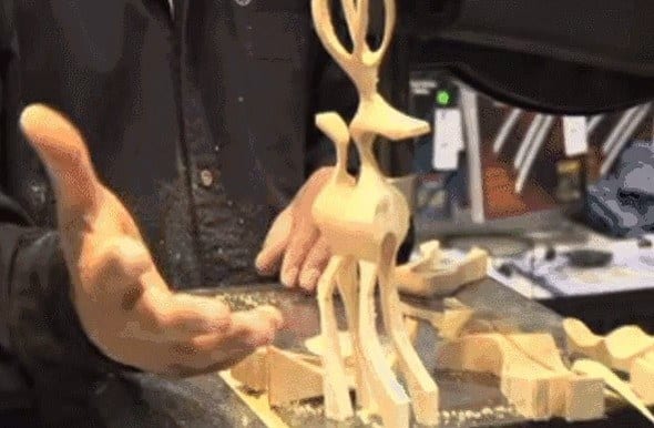 Wooden Reindeer