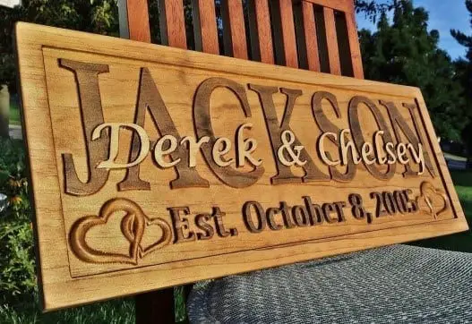 Wooden Name Plaques