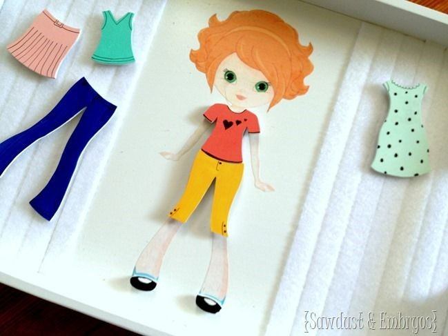 Wooden Paper Doll