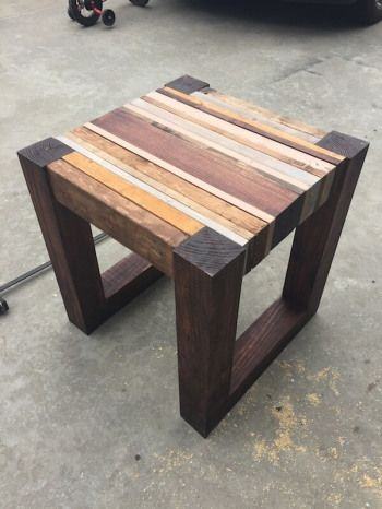 Scrap Wood Side Table