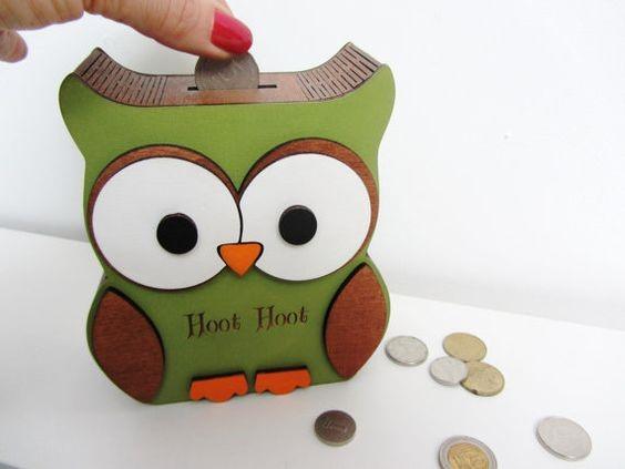 Owl Coin Box