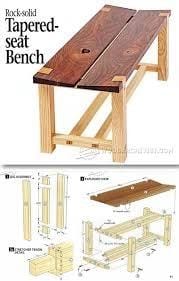 Wooden Bench