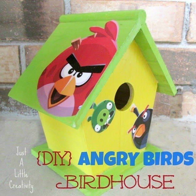 Diy Angry Birds Birdhouse