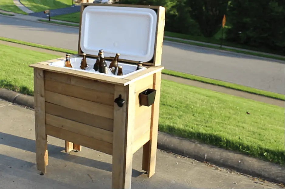 Free Rustic Cooler Plan