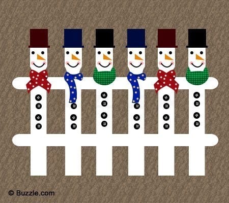 Snowman Fence