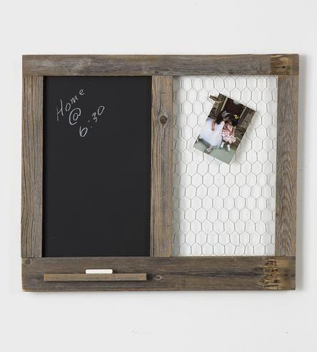 Reclaimed Wood Memo Board