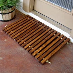 Wooden Door Mats