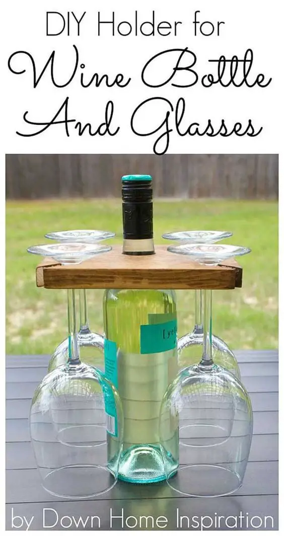 Bottle And Glass Holder