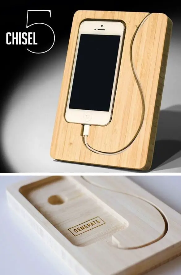 Wooden Phone Holder