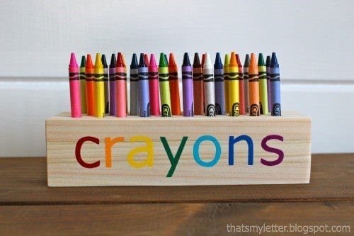 Crayon Holder