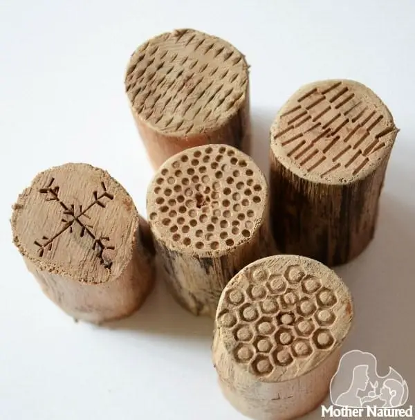 Diy Wooden Texture Stamps