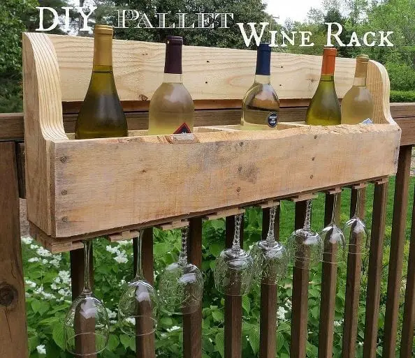 08 Diy Pallet Wine Rack