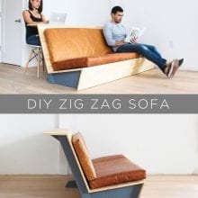 How to Build a Modern Couch with Table | DIY Project How to Build a Modern Couch with Table