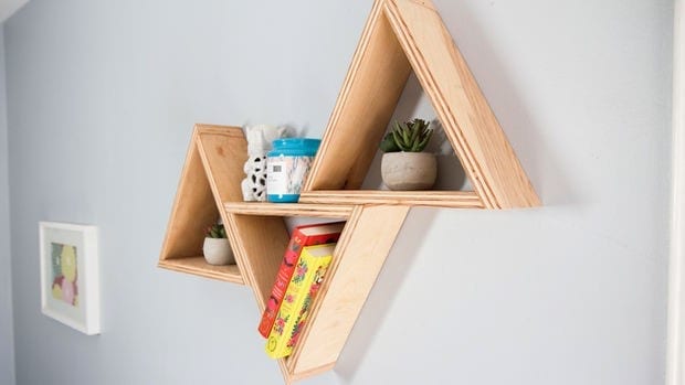 Diy Triangle Shelves