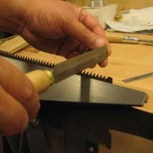 How to Resharpen a Japanese Ryoba’s Rip Teeth