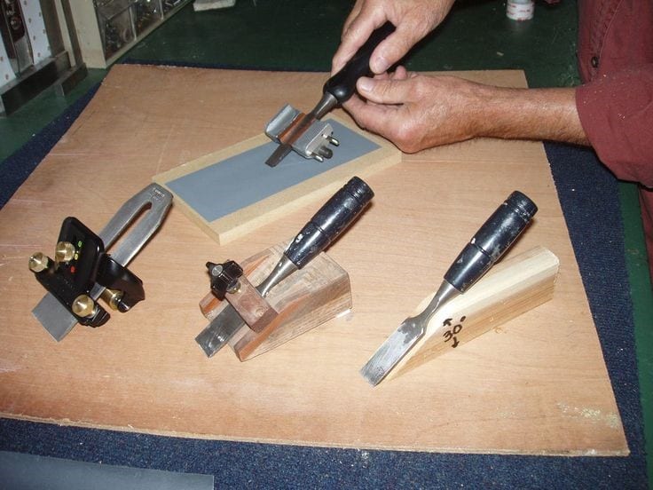 How to Sharpen Woodworking Tools Cut The Wood