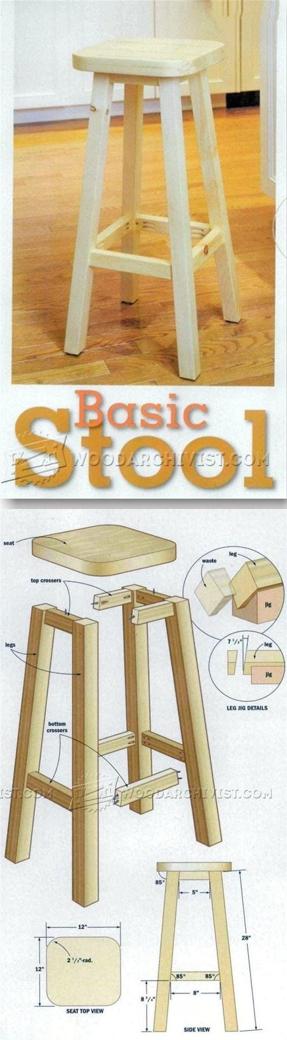 20 The Basic Wooden Stool