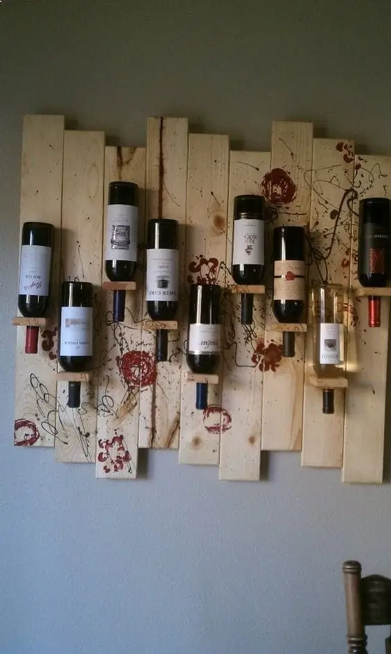 21 Homemade Wine Rack