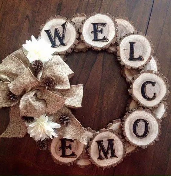 22 Welcome Wreath