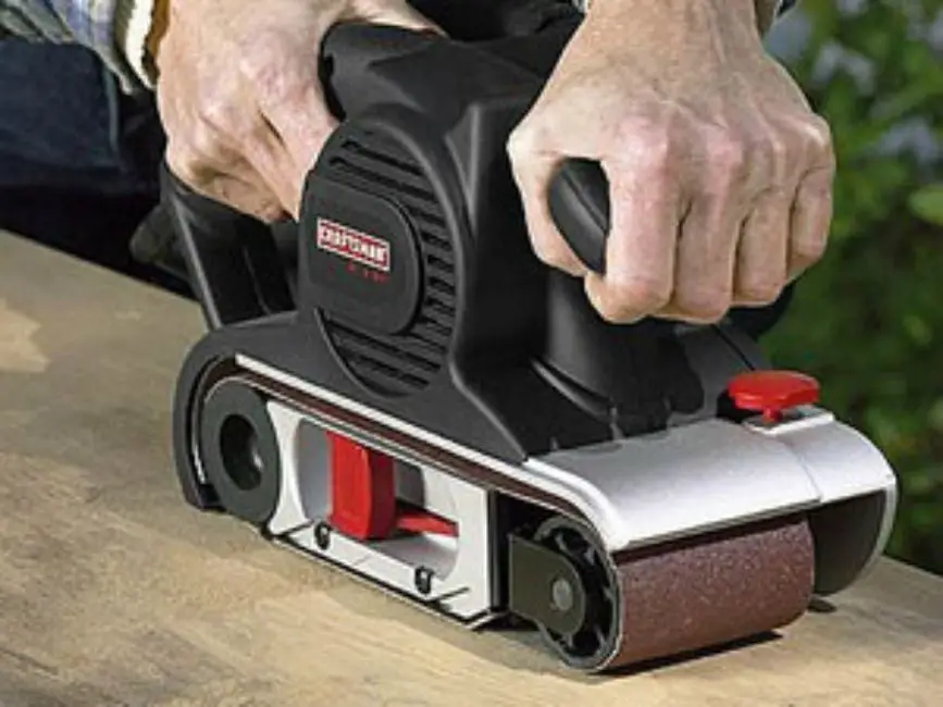 How To Use A Belt Sander Cut The Wood
