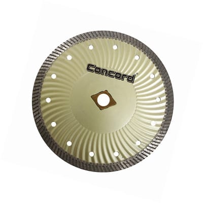 Concord Blades Cbn045A10Cp 4.5 Inch Granite And Marble Narrow-Turbo Wave Diamond Blade