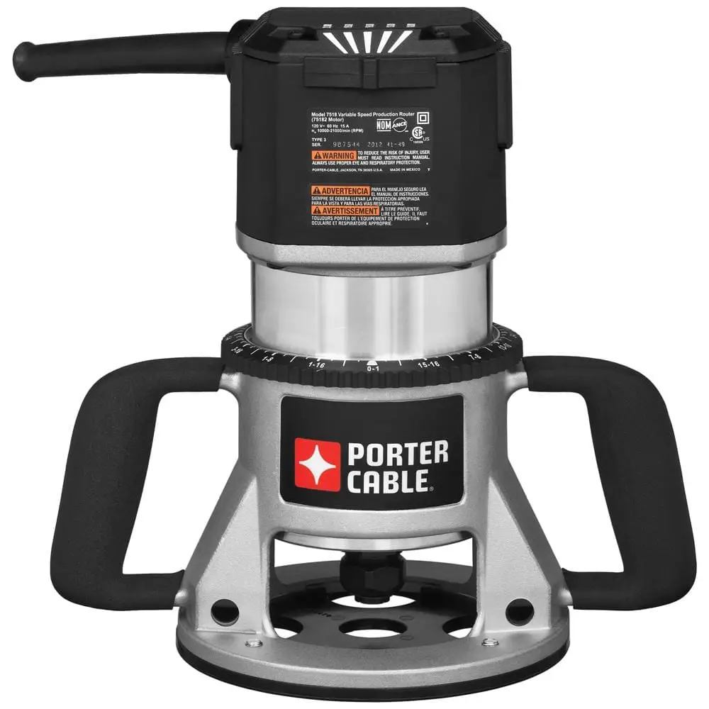 Porter-Cable 7518 Speedmatic Fixed Base 5-Speed Router