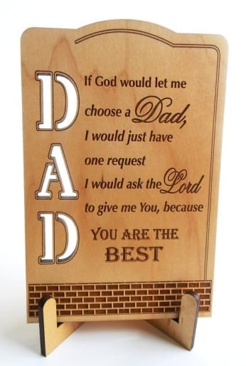 Personalized Father's Day Wood Crafts Gifts
