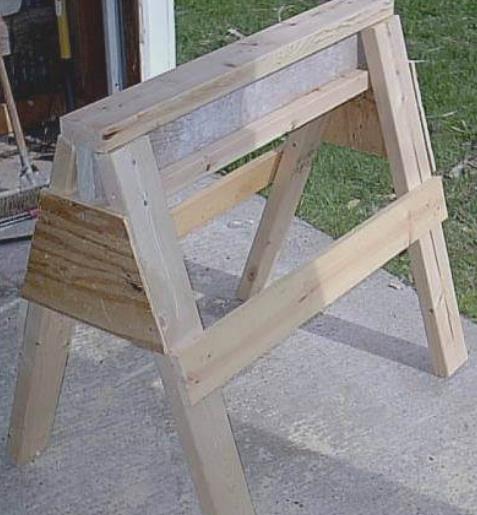 14 Minute Free Diy Sawhorse Plan