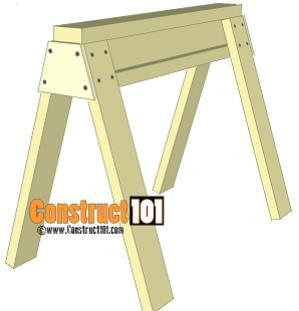 Built It Yourself Sawhorse By Construction 101