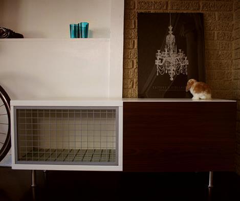 Indoor Rabbit Hutch Using Ikea Furniture