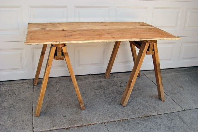 Sawhorse Table By Charles And Hudson