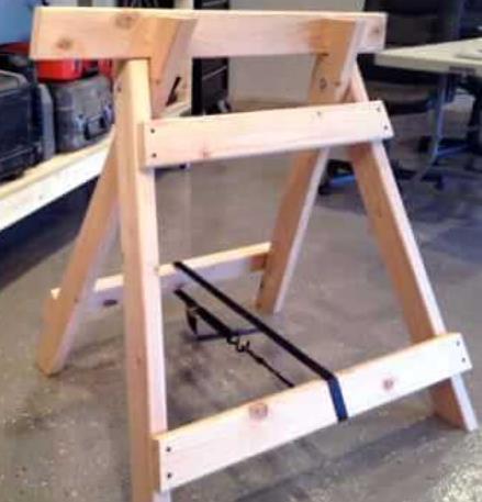 Strong And Collapsible Diy Sawhorse Plan By The Art Of Manliness