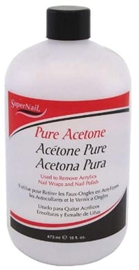 Apply Acetone In Small Repeated Doses