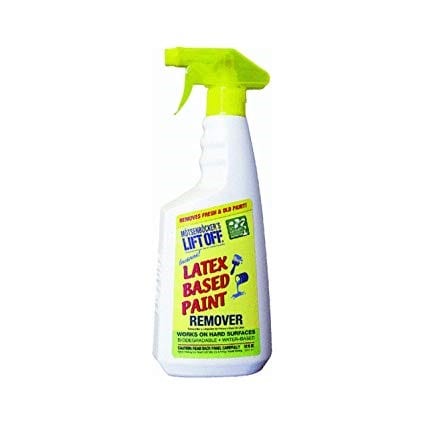 Applying Latex Paint Remover
