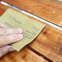 Can You Sand Wet Wood?