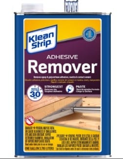 Chemical Adhesive Removers